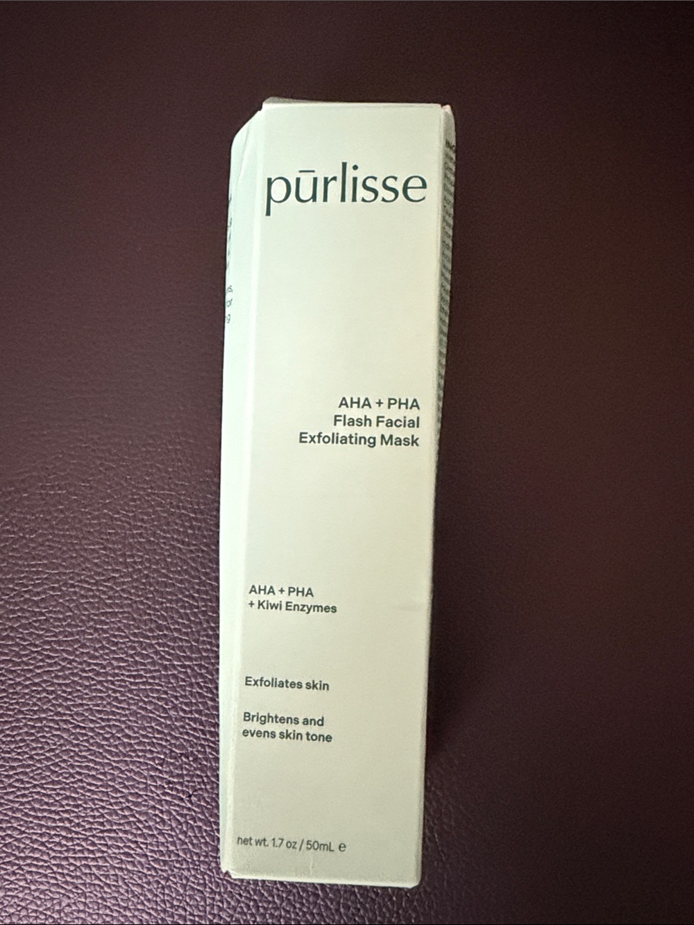 purlisse White AHA + PHA Flash Facial Exfoliating Mask